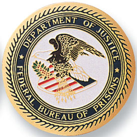 Department of Justice Federal Bureau of Prisons Medal