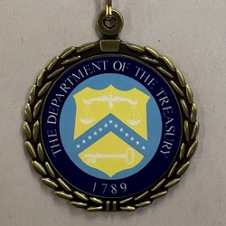Department of the Treasury Sublimated Medal