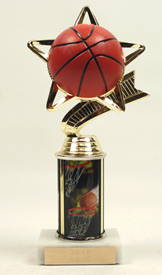 Holographic Basketball Star Trophy