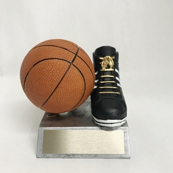Color Basketball & Shoe Trophy