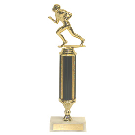Tall Color Column Football Trophy