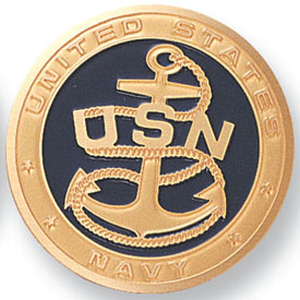 U.S. Navy Medal (Sandblasted)