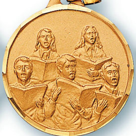 Choir Medal Diamond Cut