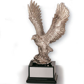 Antique Silver Finish Eagle