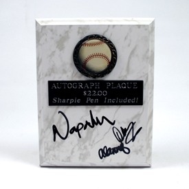 Baseball-Autograph Plaque