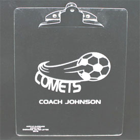 Acrylic Coachs Clipboard