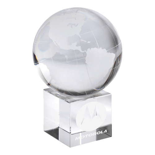 Optical Crystal Globe & Base