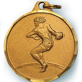 Discus Track Medal-Female (1¼)