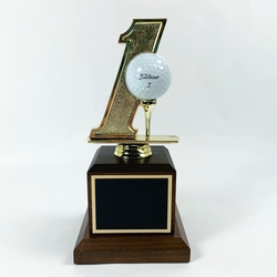 Hole in One Golf Trophy