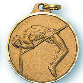 Male High Jump Track Medal (1¼)