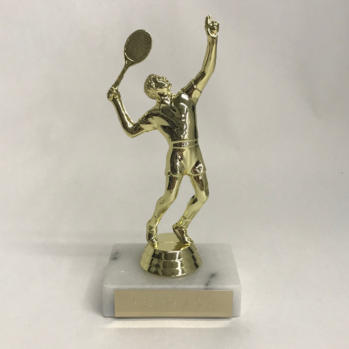Personalised Engraved Tennis Man Great Player Team Award 