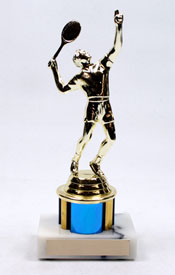 Value Tennis Trophy with 1 Color Column