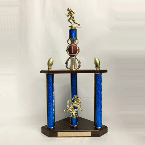 Three Poster Football Trophy