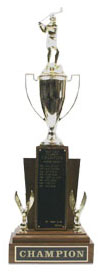 Eighteen Year Perpetual Trophy with Figure