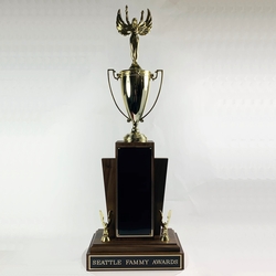 Twenty-Four Year Perpetual Trophy with Figure