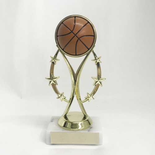Gold Star Basketball Trophy