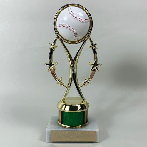Rising Star Trophy With 1 Color Column
