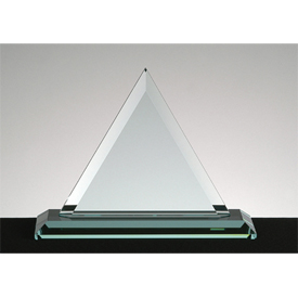 Triangle Beveled Glass Award