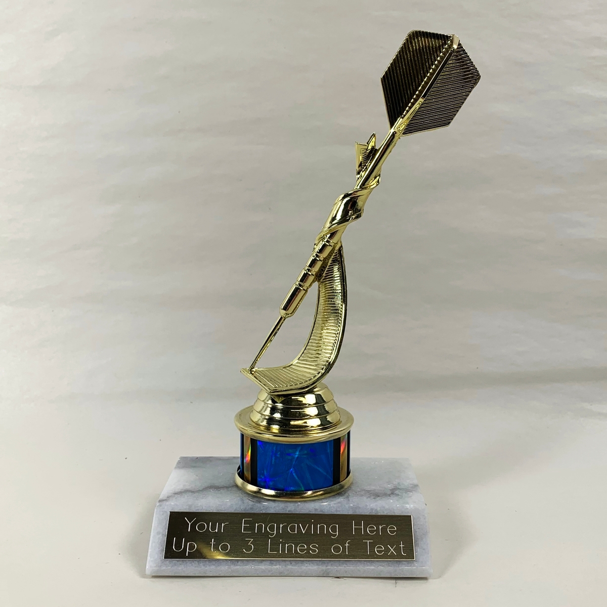 Darts Trophy with 1" Color Column by Athletic Awards