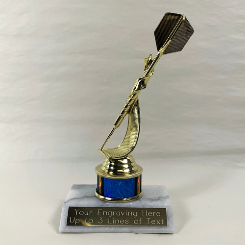 Darts Trophy with 1 Color Column