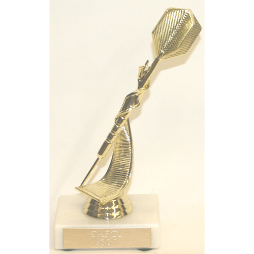 Gold Value Darts Trophy, Online Darts Trophy, Plaques, Trophies, & Awards