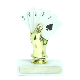 Poker Royal Flush Trophy