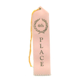 4th Place Peaked Ribbon