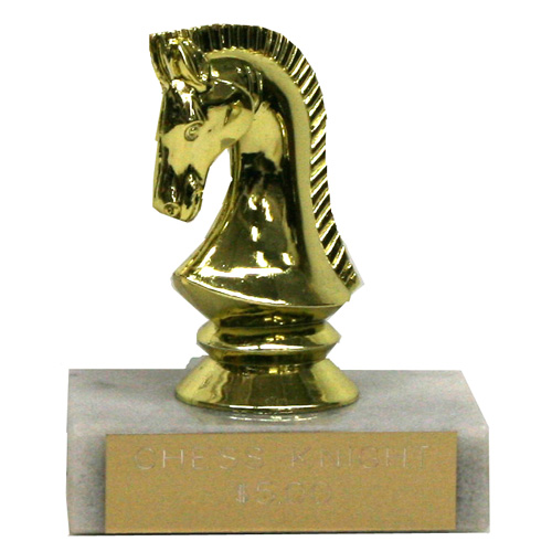 Chess Knight Trophy, Favorite Chess Player Trophy