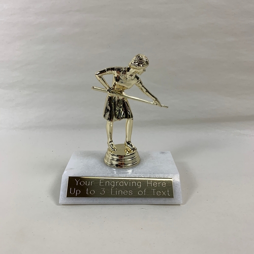 Pool Player Trophy