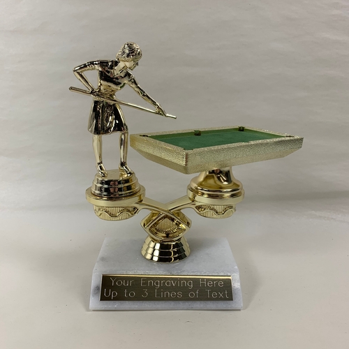 Pool Table Trophy