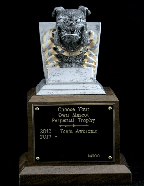 Team Mascot Perpetual Trophy, Seattle Engraving, Trophy, Award