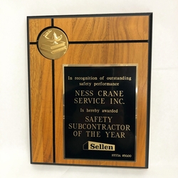 Plaque with Medallion Insert