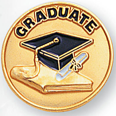3/4 Graduate Pin