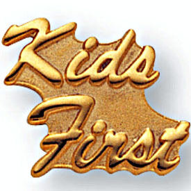 Kids First Pin