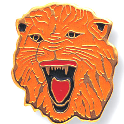 Lion Mascot Pin