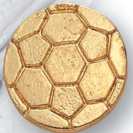 Gold Soccer Ball Pin