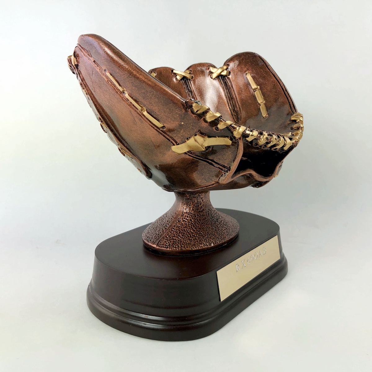 Classic Finish Softball Glove Trophy by Athletic Awards