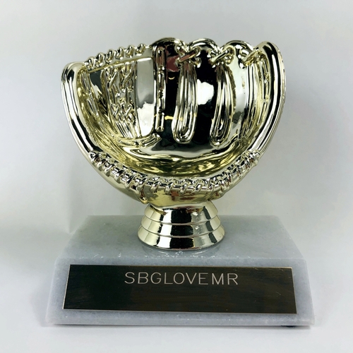 Glove Ball Holder Softball Trophy by Athletic Awards