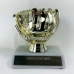 Glove Ball Holder Softball Trophy
