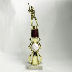 Baseball Riser Trophy with Column