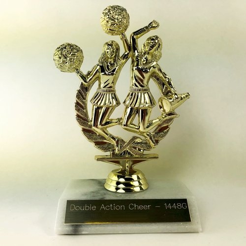 Double Action Cheer Trophy