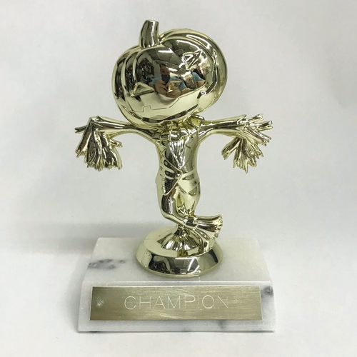 Pumpkin Scarecrow Trophy