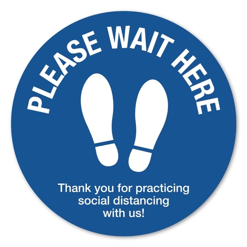 Social Distancing Stock Floor Stickers