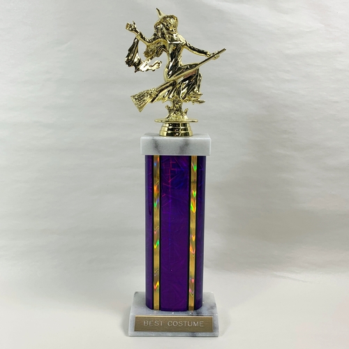 Witch Trophy with Tall Wide Column