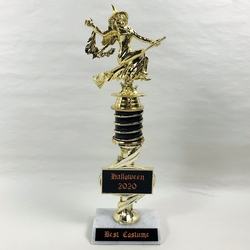 Witch Trophy with Column and Riser