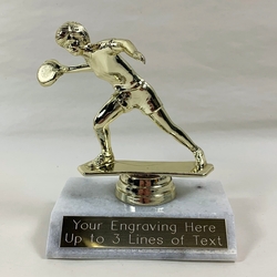 Female Frisbee Trophy