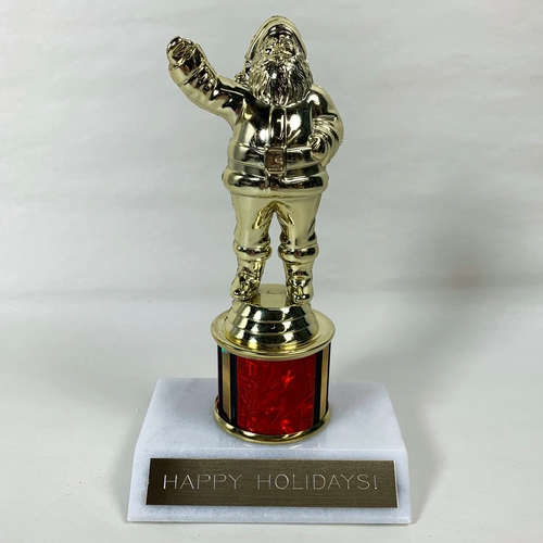 Santa Trophy with Column