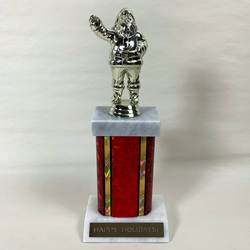 Santa Trophy with Wide Column