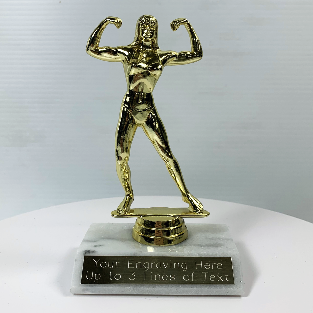 Female Body Builder Trophy by Athletic Awards