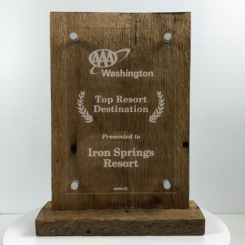Barnwood Acrylic Award